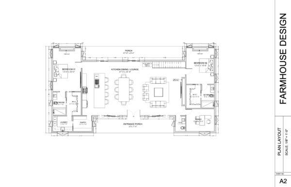 Modern Farmhouse House Plans 0002 - Image 6