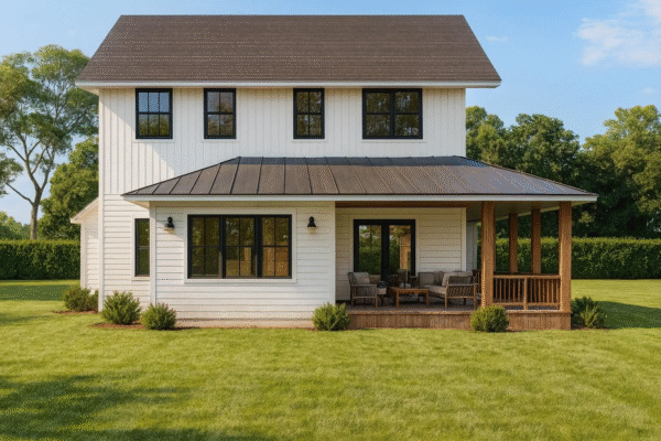 Modern Farmhouse House Plan 0002 - Image 2