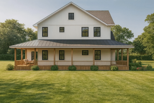 Modern Farmhouse House Plan 0002 - Image 3