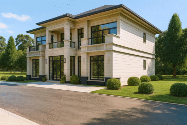 Modern Two-Story Villa House Plan - Image 3