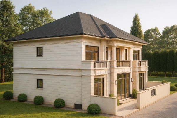 Modern Two-Story Villa House Plan - Image 4