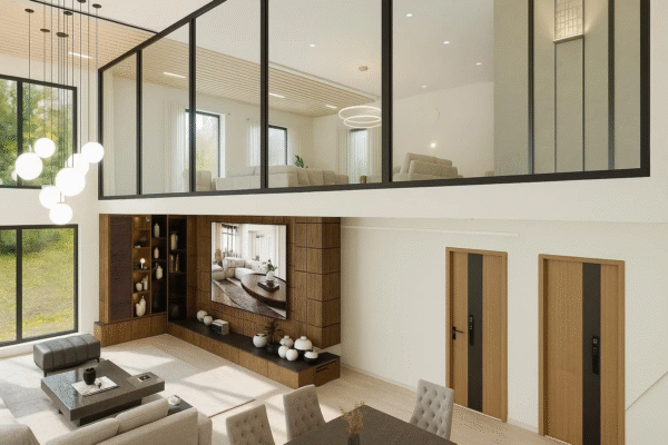 Modern Luxury Villa House Plan 0001 - Image 7