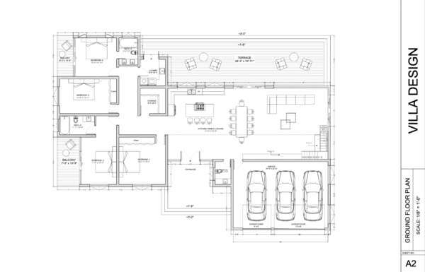 Modern Luxury Villa House Plan 0001 - Image 6