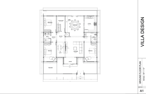 Modern Two-Story Villa House Plan - Image 6