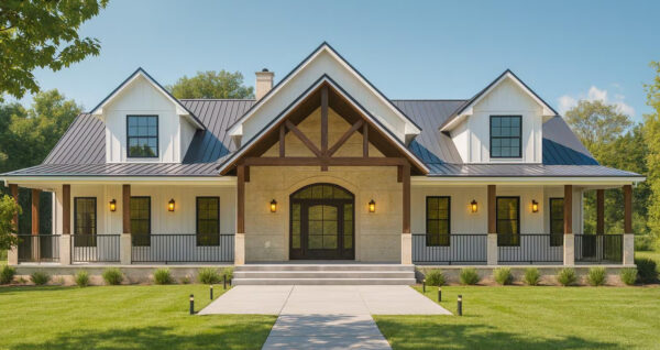 Modern Villa House Plan 2 Bedrooms + Office + Safe Room