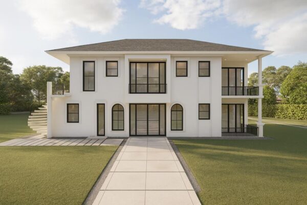 Modern 6-Bedroom Luxury House Plan – 4860 Sq Ft - Image 2