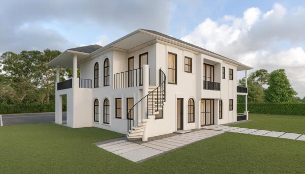 Modern 6-Bedroom Luxury House Plan – 4860 Sq Ft - Image 3