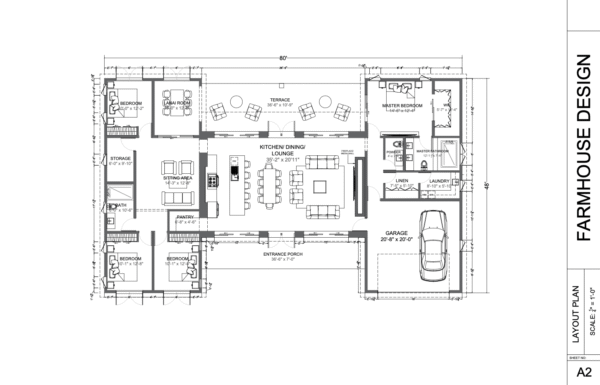 Modern Farmhouse Plan - 4 Bedrooms - Image 7